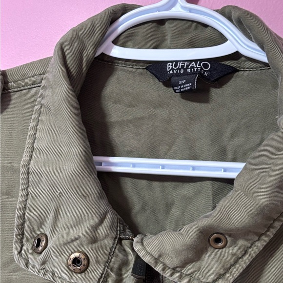 Buffalo David Bitton Green Utility Jacket - Picture 3 of 5